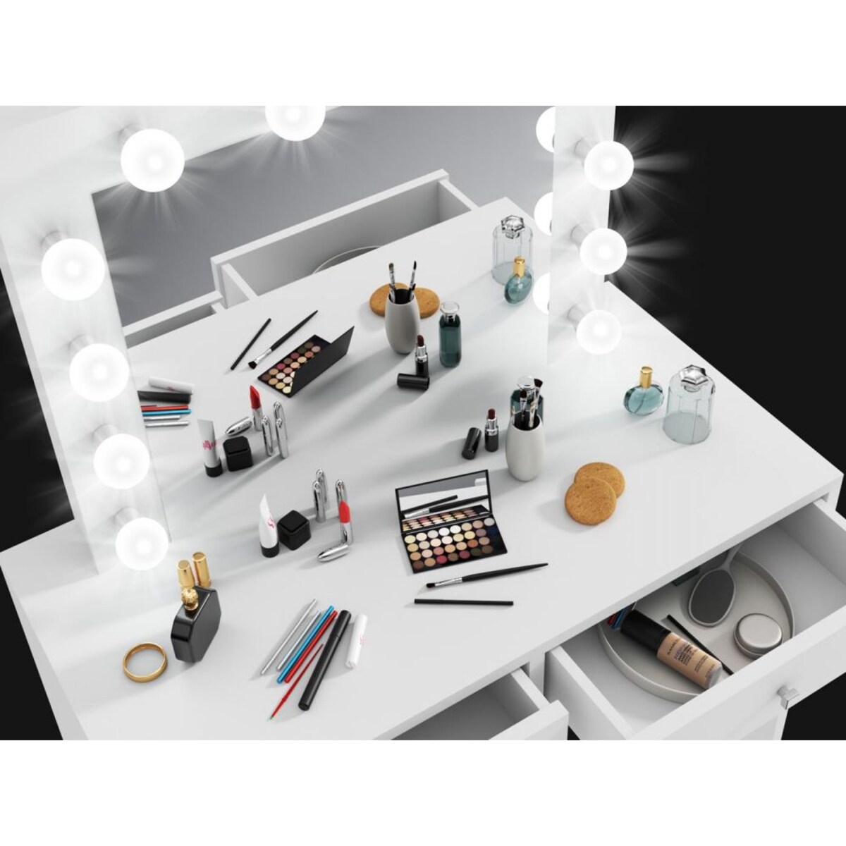 Toaletka PATRICIA 4 biały mat