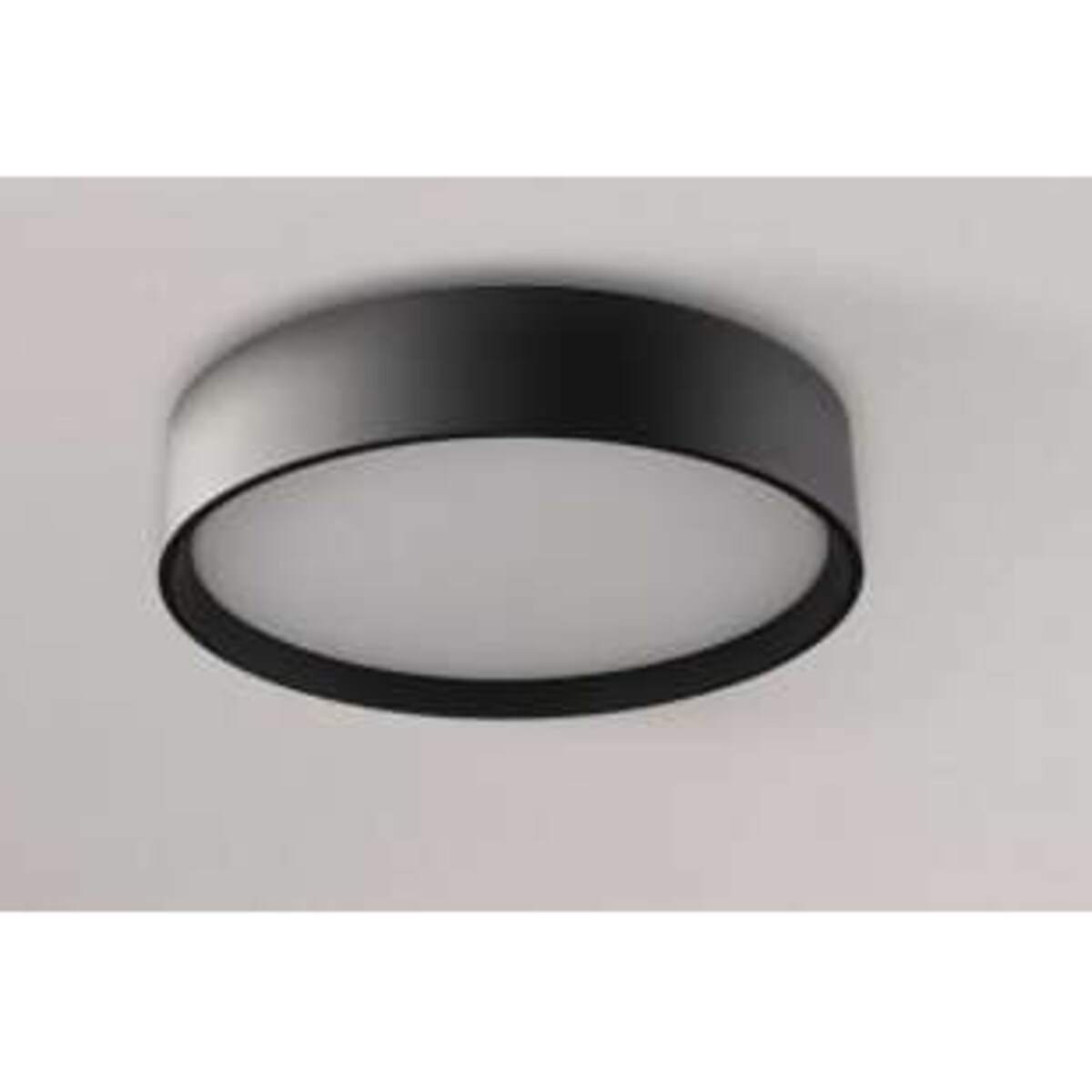 LAMPA sufitowa HUDSON LP-043/1C BK Light Prestige okrągła OPRAWA plafon LED 24W 3000K metalowy czarny