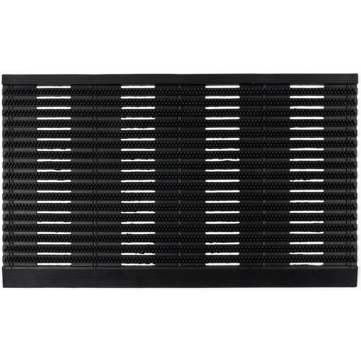 Wycieraczka 45x75cm Rubber Line Black wewnętrzna, zewnętrzna Czarna