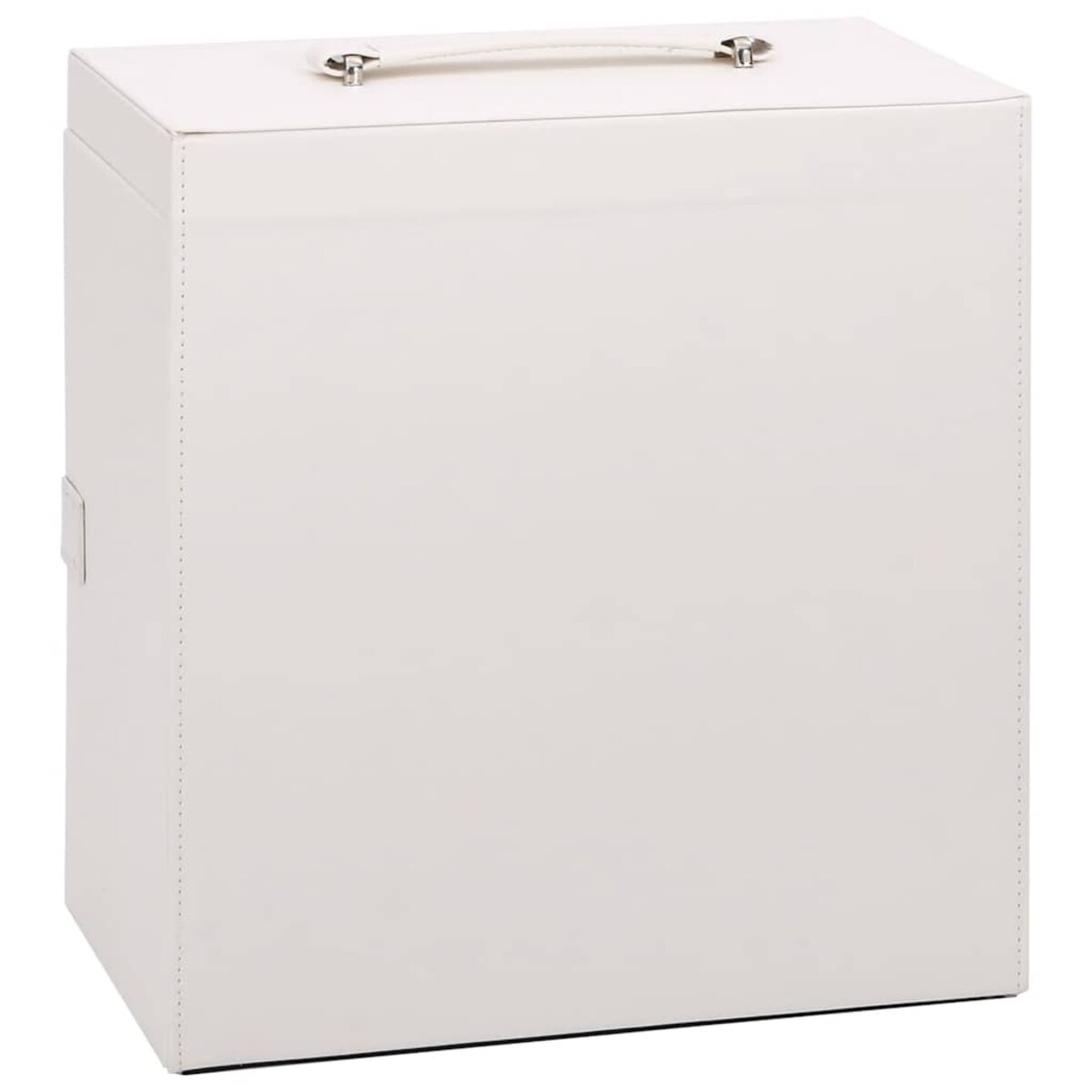 vidaXL Pudełko na biżuterię 5-warstwowe z lustrem zamykane na klucz