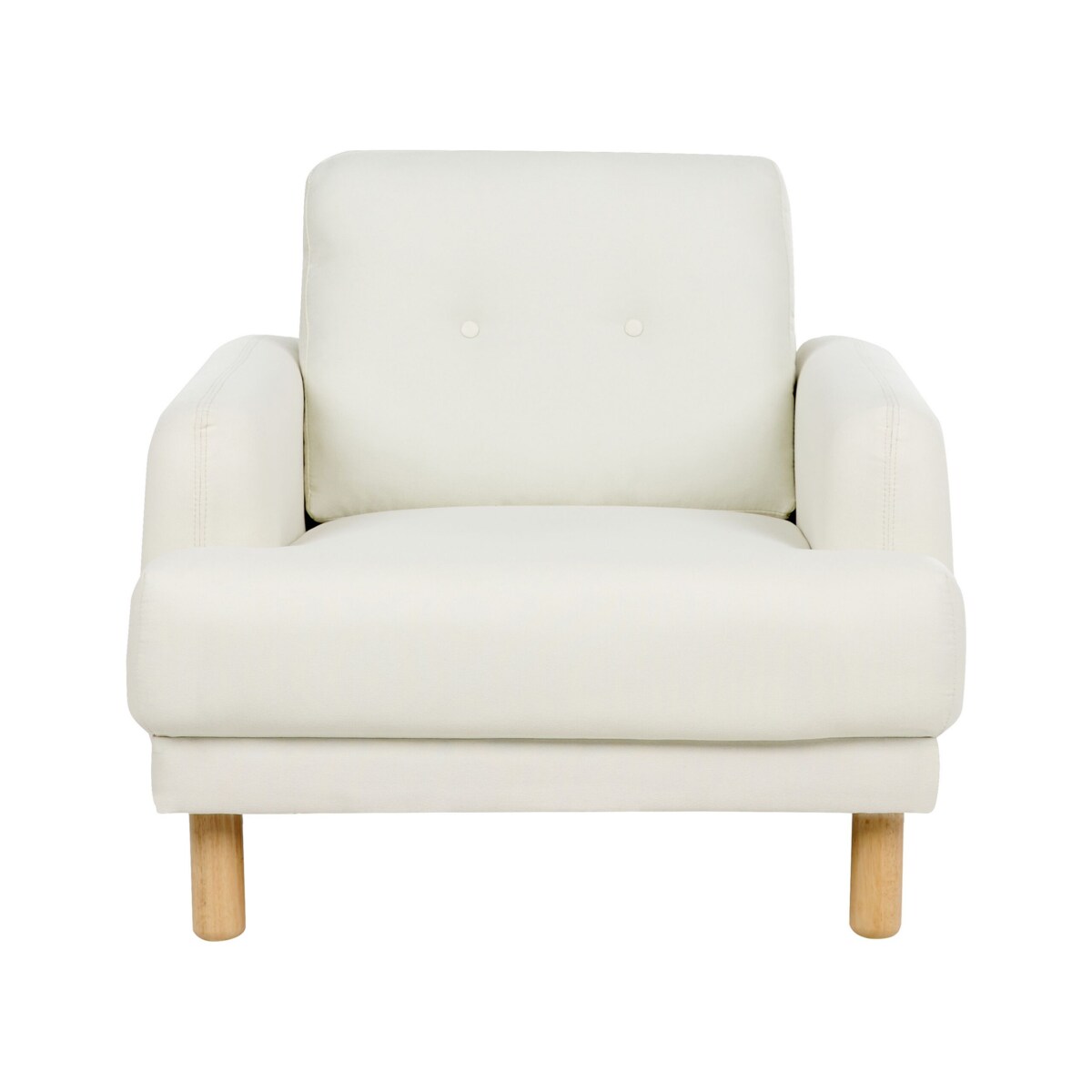 Zestaw wypoczynkowy tapicerowany złamana biel TUVE