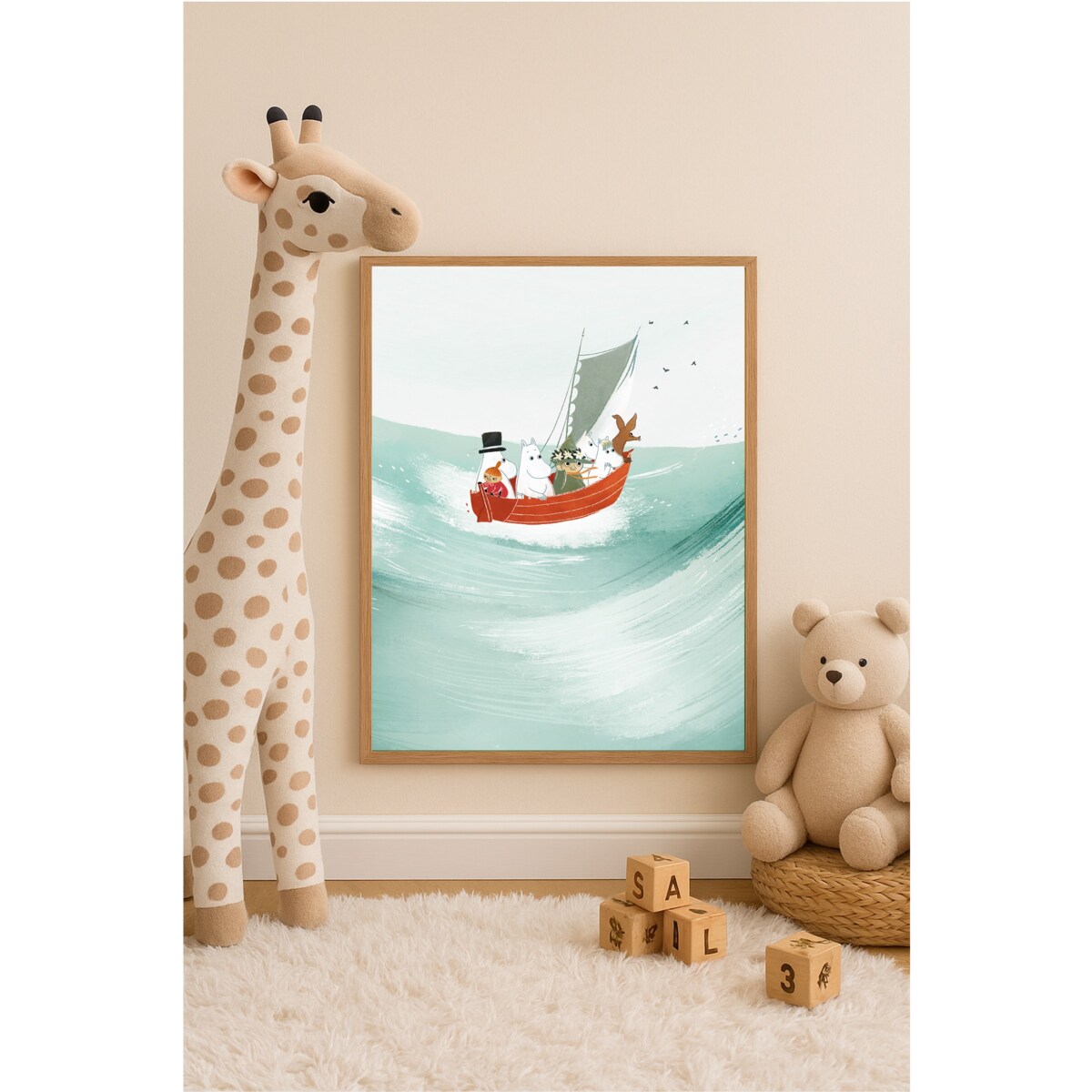 Poster Story, Plakat, Obraz - Muminki No4, wymiary 42 x 60 cm