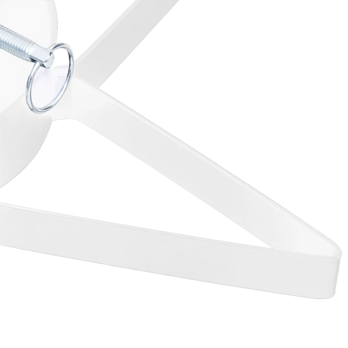 vidaXL Stojak pod choinkę, biały, 47x47x13,5 cm