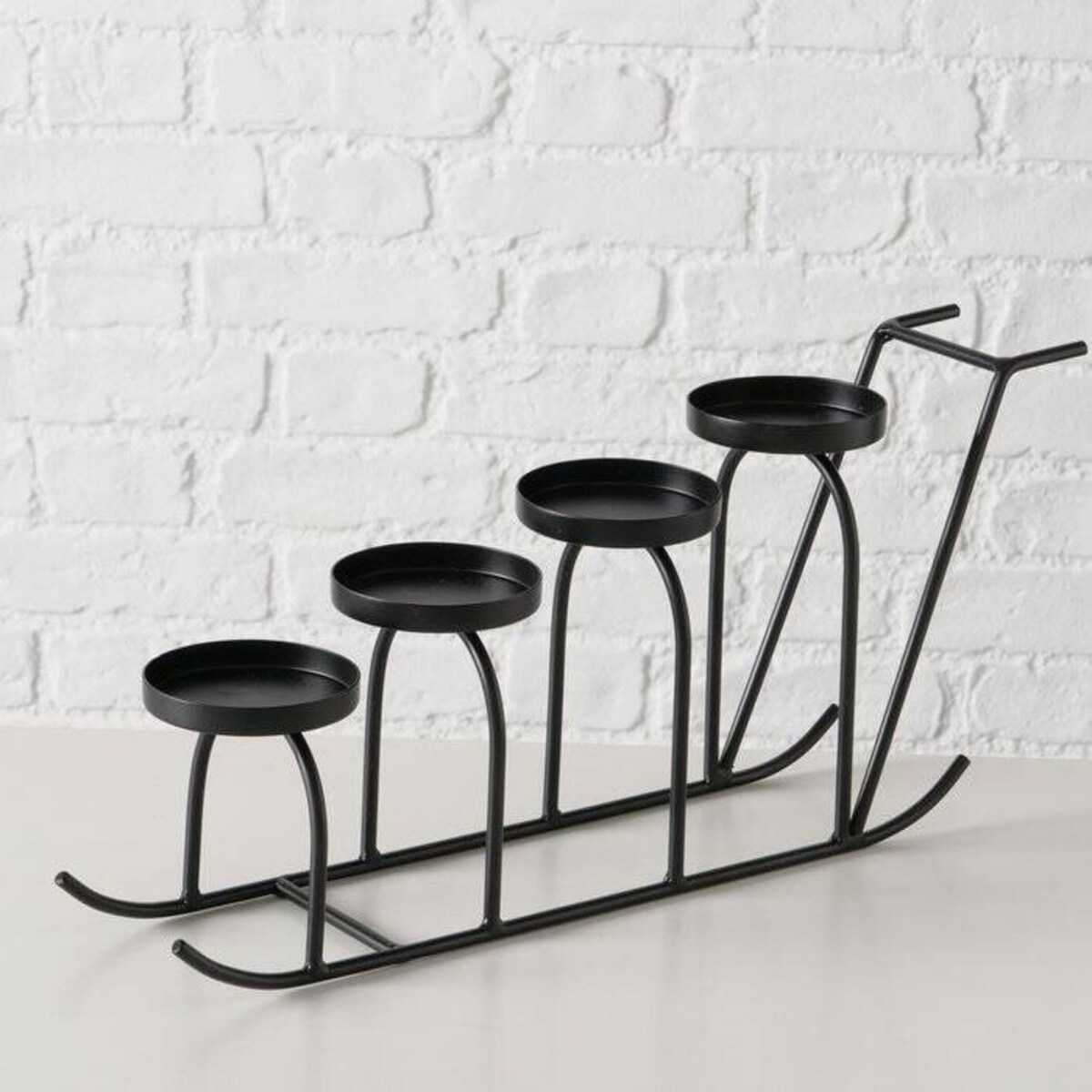 Metalowy świecznik SANIE 20,3x45,5 cm