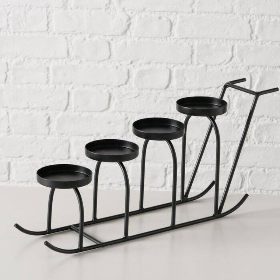 Metalowy świecznik SANIE 20,3x45,5 cm