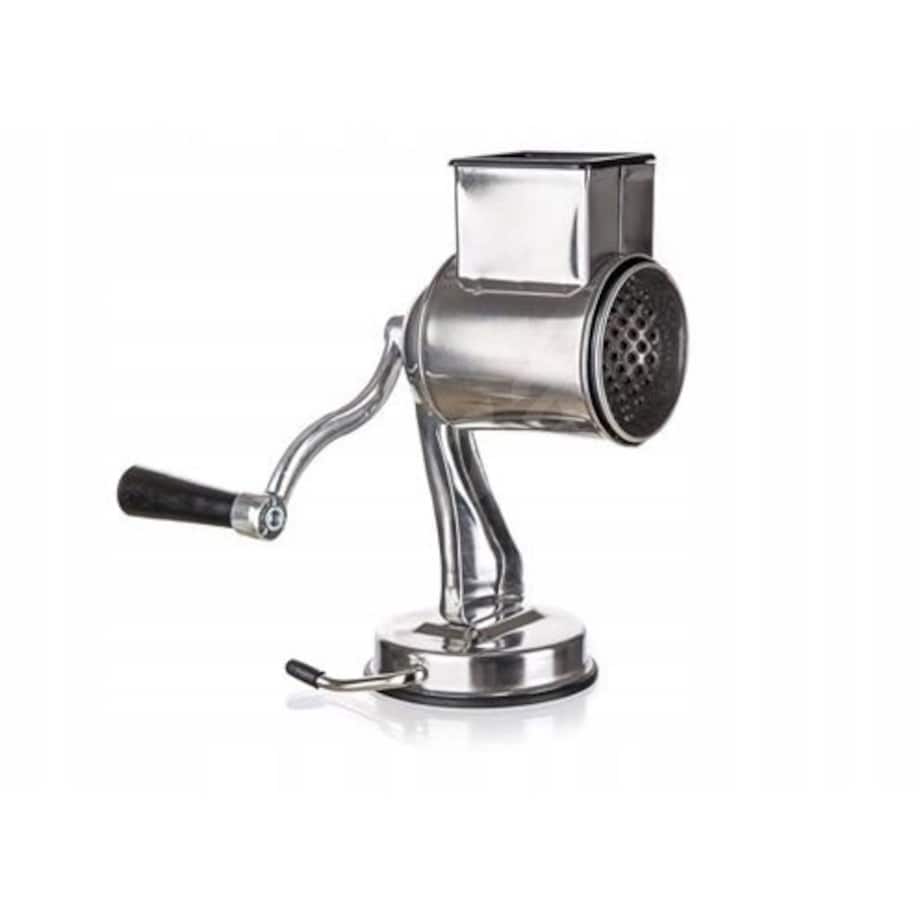 MŁYNEK RĘCZNY do mielenia orzechów bakalii bułki na prezent z przyssawką