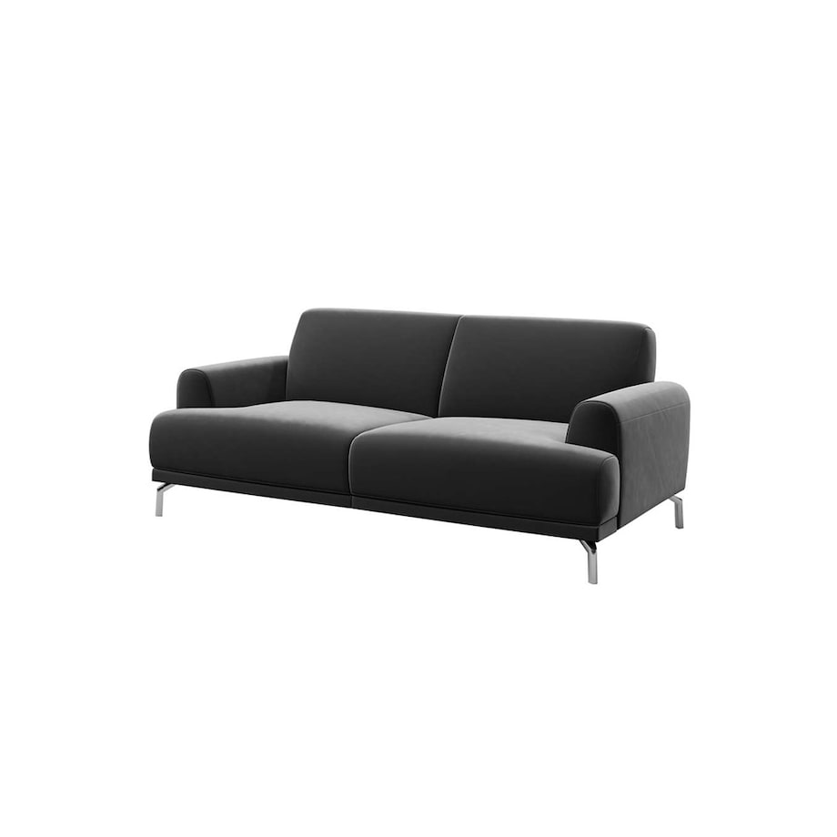 Sofa 2-osobowa Puzo - ciemnoszara