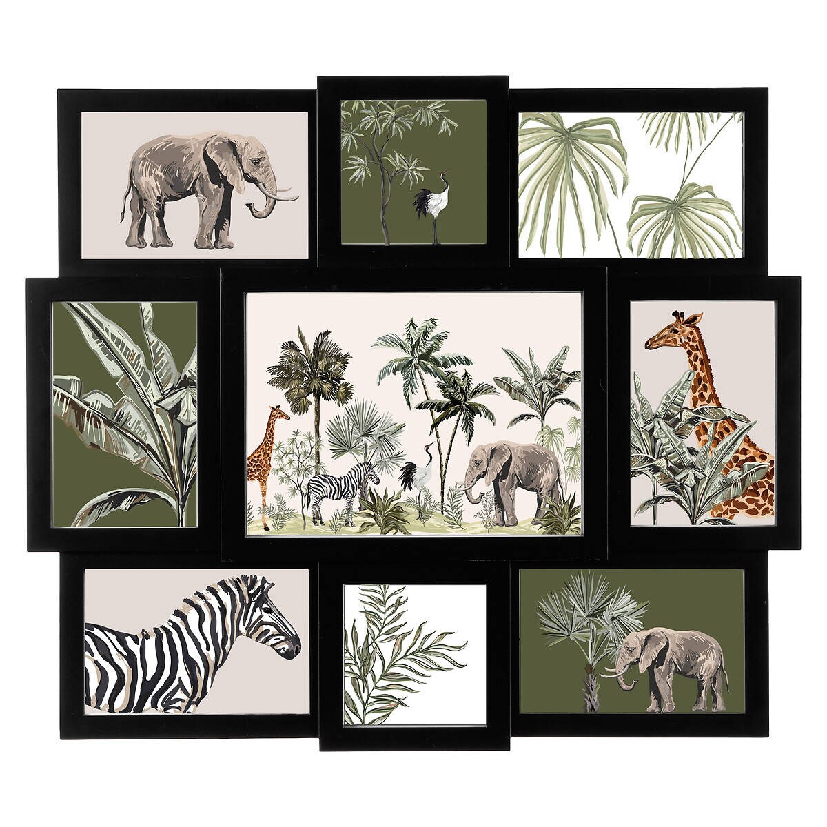 Zestaw ramek na zdjęcia, kolaż, 9 elementów, Atmosphera