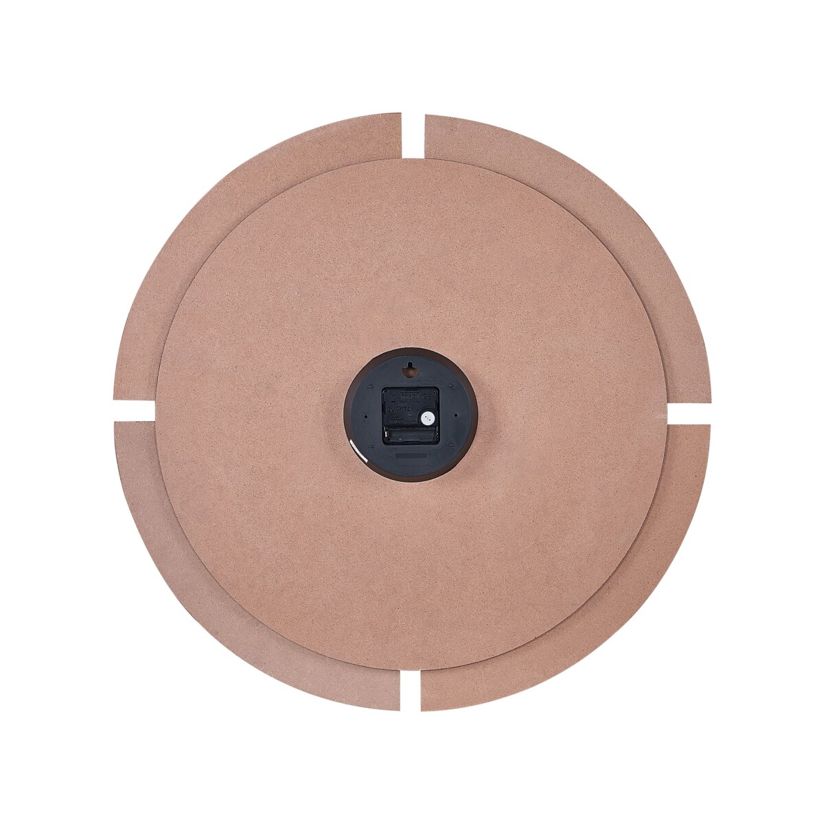 Zegar ścienny ø 60 cm jasne drewno z czarnym ARAMON