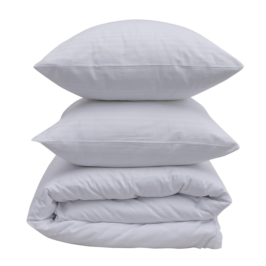 Pościel z satyny żakardowej Pure Snow 220x200 cm, 220x200 cm