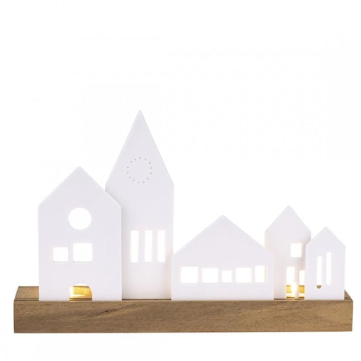 Świecznik na tealight MIASTO