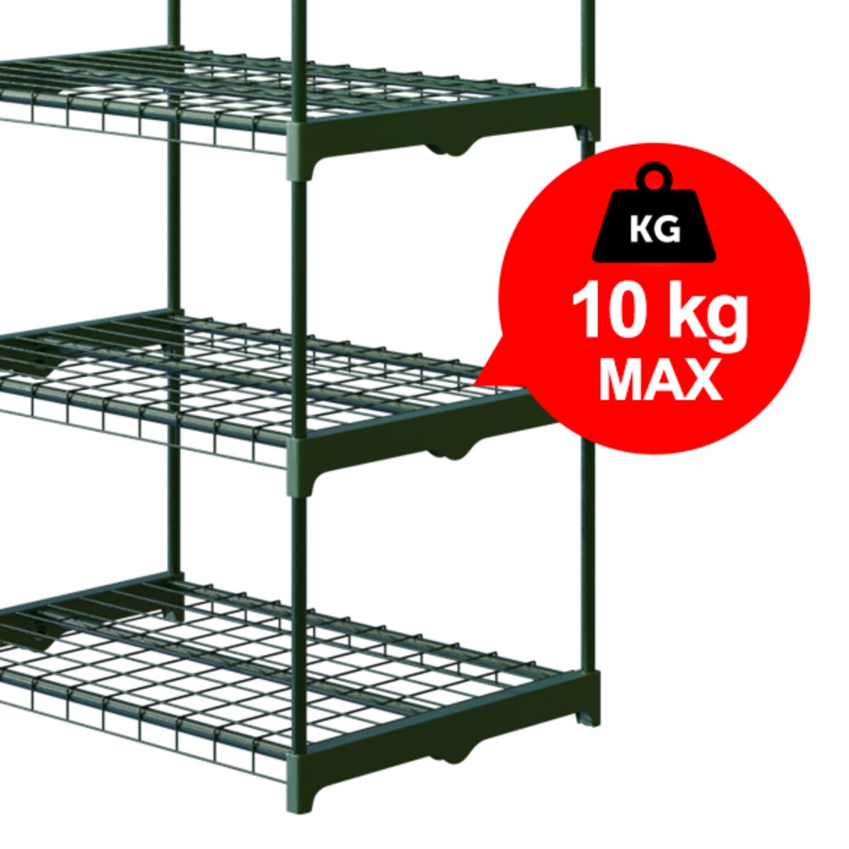 Mini szklarnia balkonowa ogrodowa 3 półki 125x69x49cm Plonos