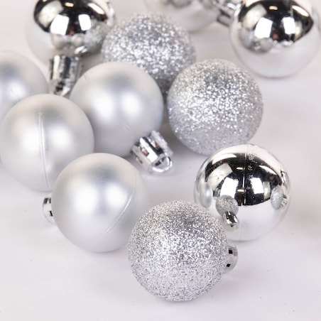 Bombki choinkowe, Ø 3 cm, 24 sztuki
