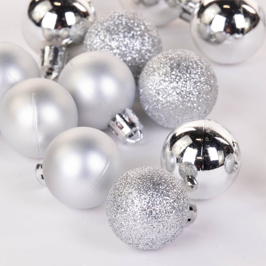 Bombki choinkowe, Ø 3 cm, 24 sztuki