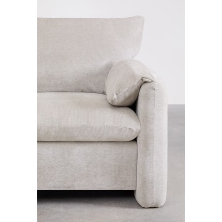 Fotel wypoczynkowy jasnoszary Serra