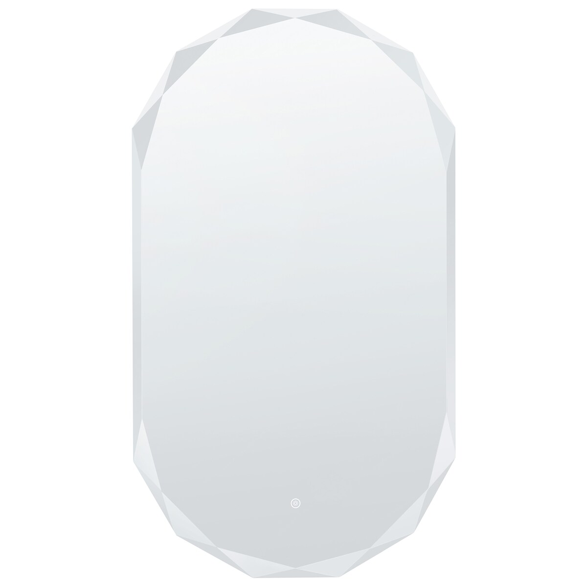 Lustro łazienkowe LED ANIZY 62 cm 110 cm Srebrny