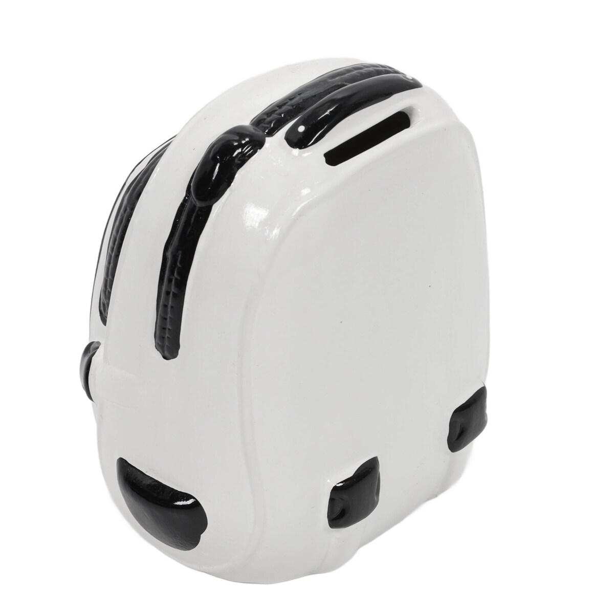 Kolorowa skarbonka ceramiczna z motywem podróży