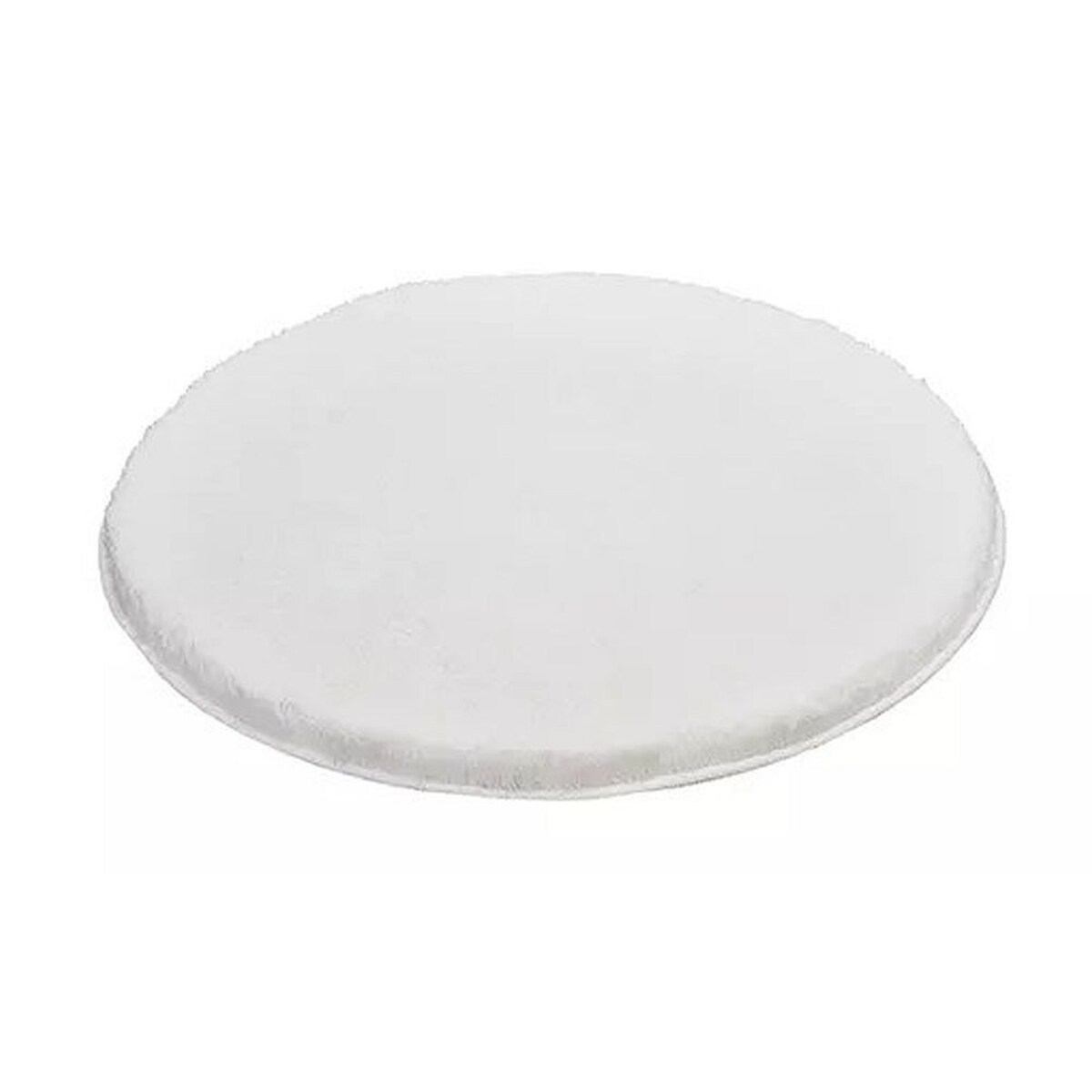 Kleine Wolke Relax Dywanik łazienkowy polarny biały 80 cm okrągły wysokie runo