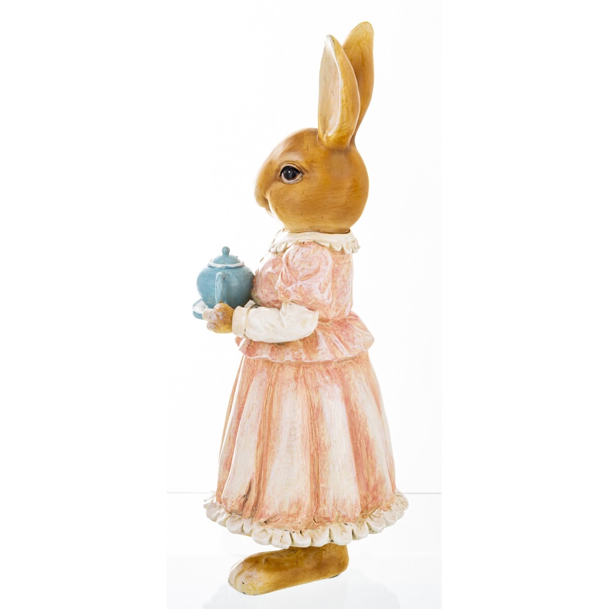 Dekoracja - króliczka z imbrykiem 25,5x10,5x11 cm GABI-2 big