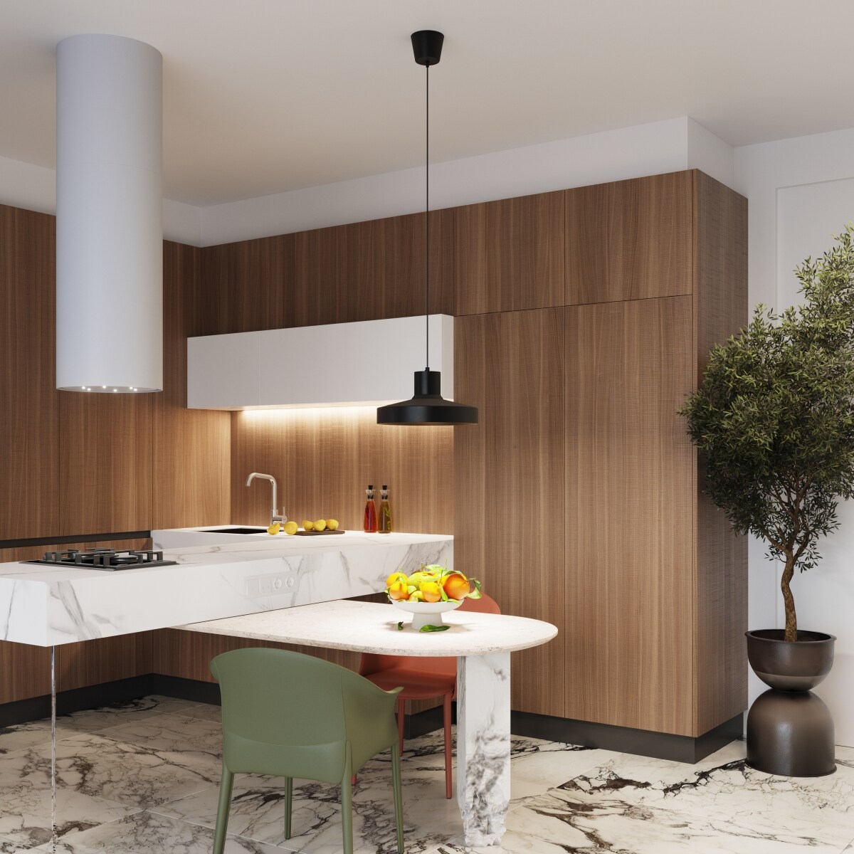 Lampa wisząca BILO czarna