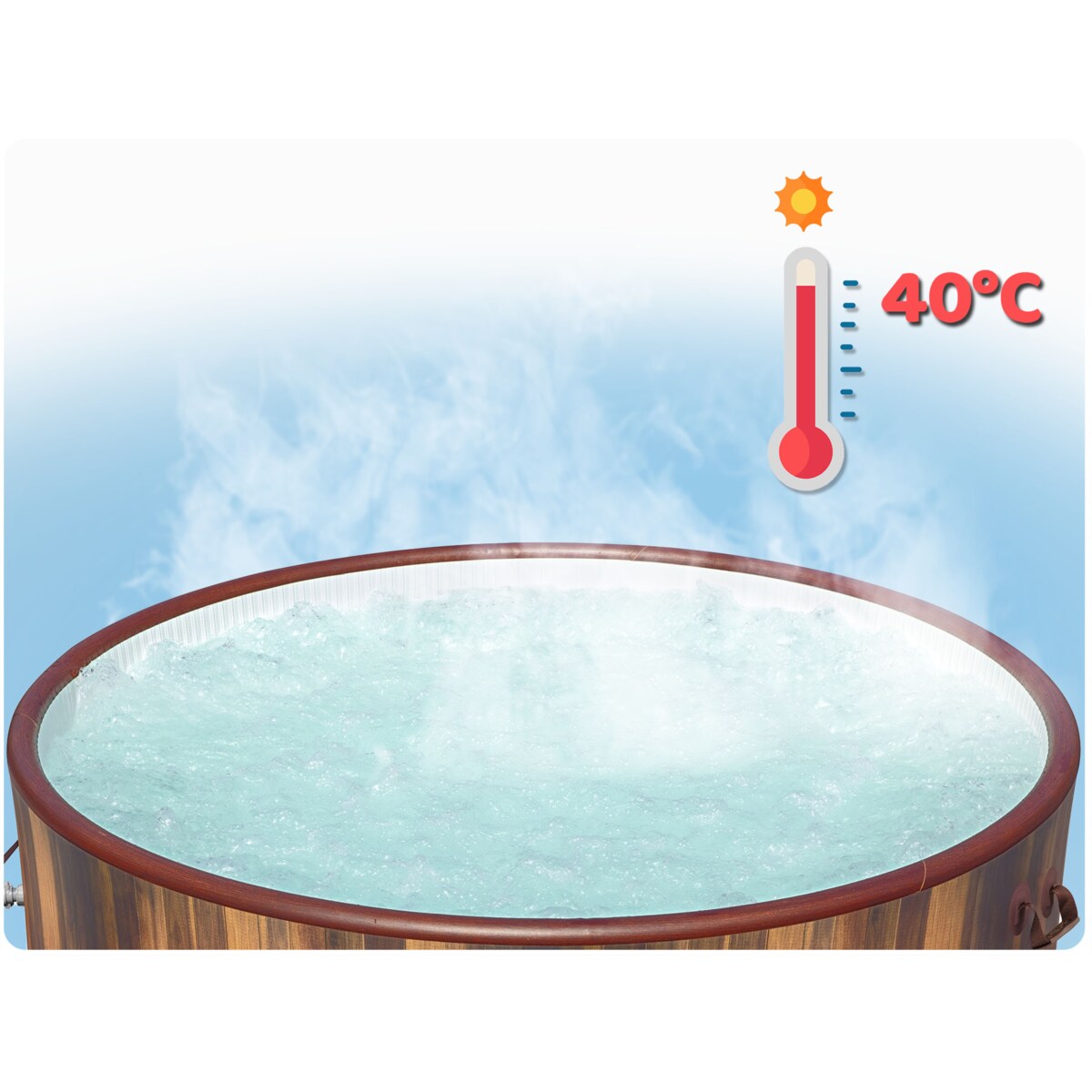 Dmuchane spa ogrodowe 7-osobowe hydromasaż Bestway Helsinki airjet