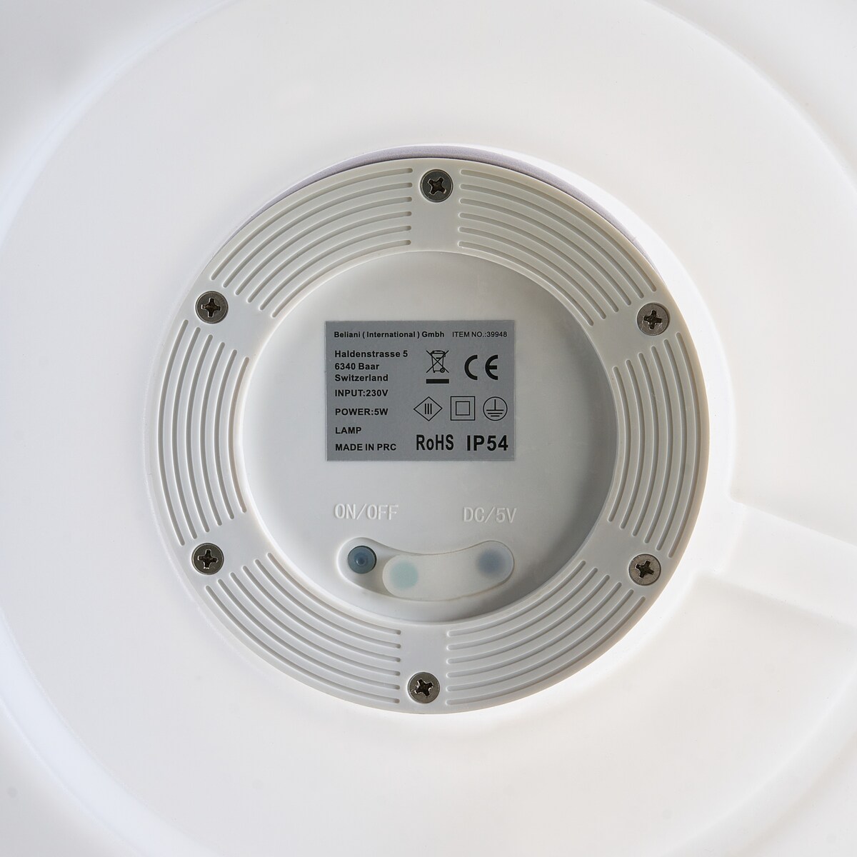 Lampa ogrodowa stojąca LED TORNE Biały