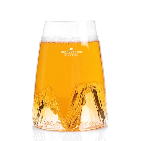 Szklanka Long Drink - Topographic - Grand Canyon