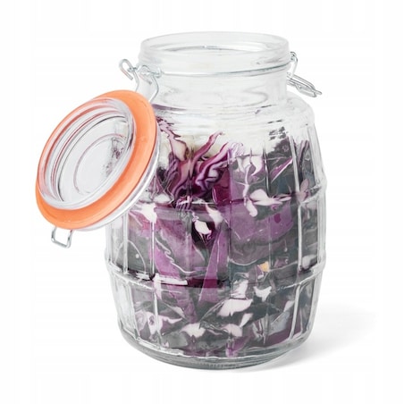 2,8 L beczka słoik na ogórki weki przetwory jedzenie kapusta soki szklany