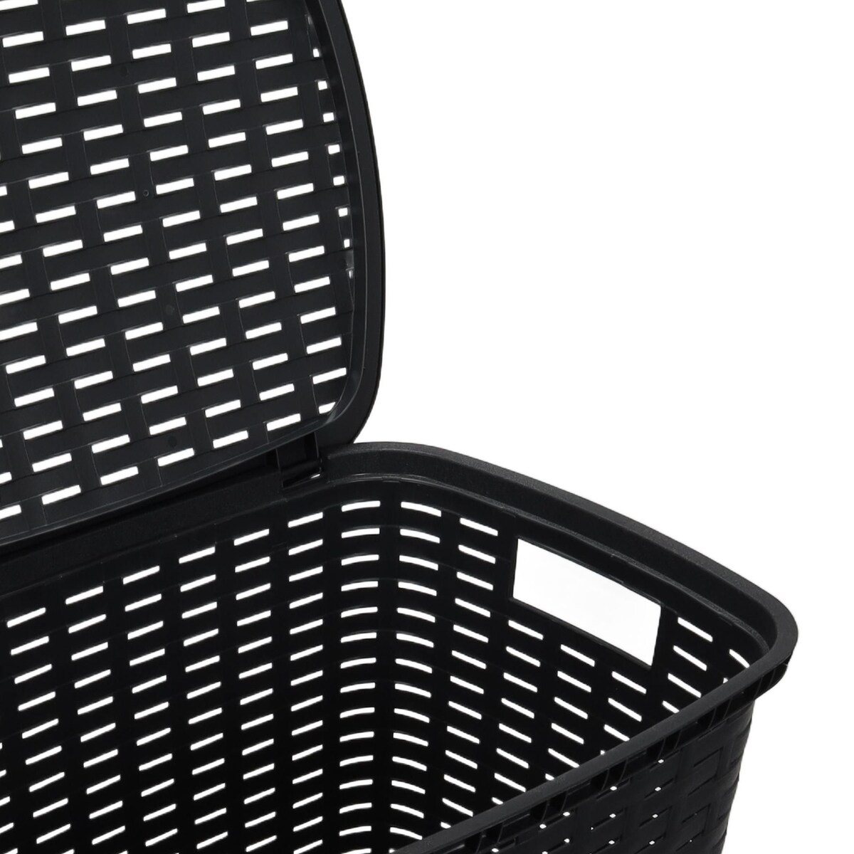 Kosz na pranie z plastiku z recyklingu, 53 l