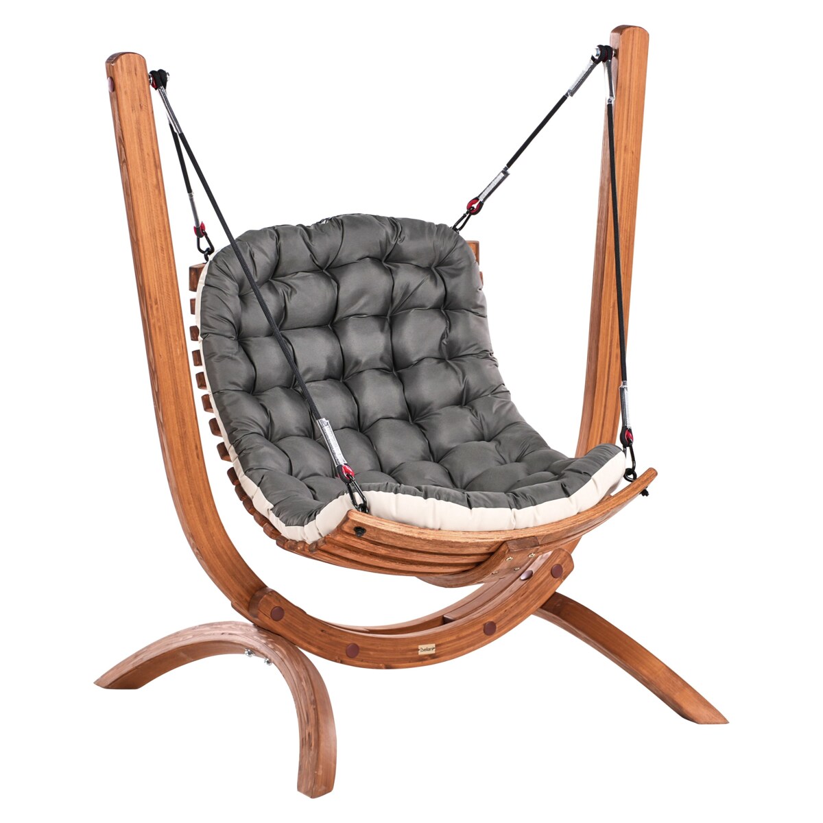 Huśtawka ogrodowa ALLISTE Drewno Brązowy