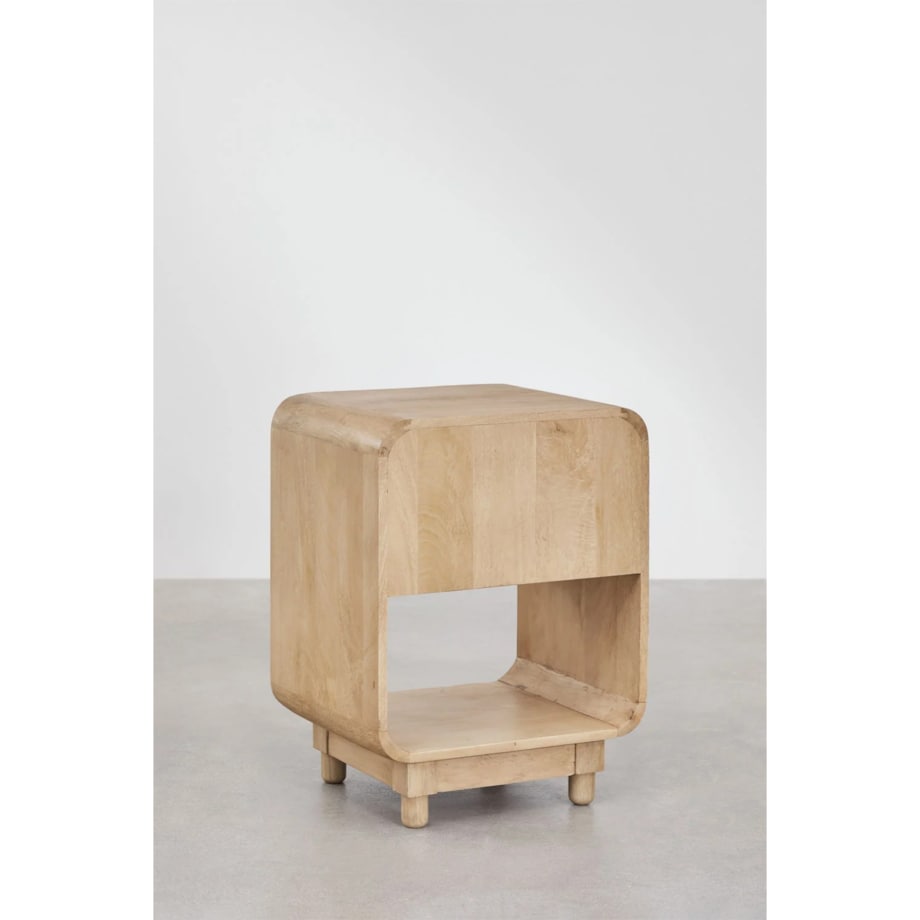 Szafka nocna z drewna mango i akacjowego Joel