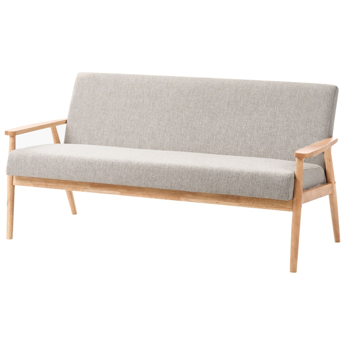 Sofa dla 3 osób ESRUM Jasny brąz/ szary