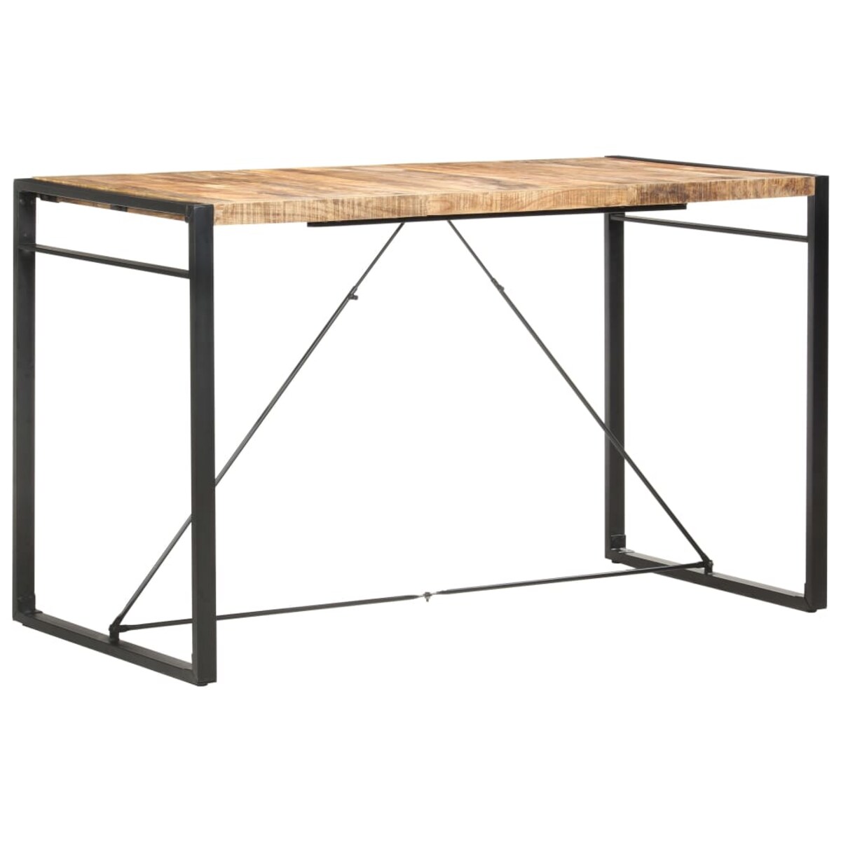 vidaXL Stolik barowy, 180x90x110 cm, lite drewno mango