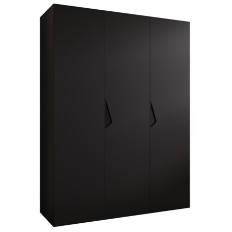 Szafa uchylna Sandi 1 150 wys 202 cm Czarny + u Czarny