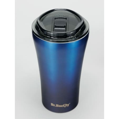 Kubek termiczny na kawę Dr.Bacty Apollo 2.0 - Smacznej kawusi - 360 ml - Monaco Blue