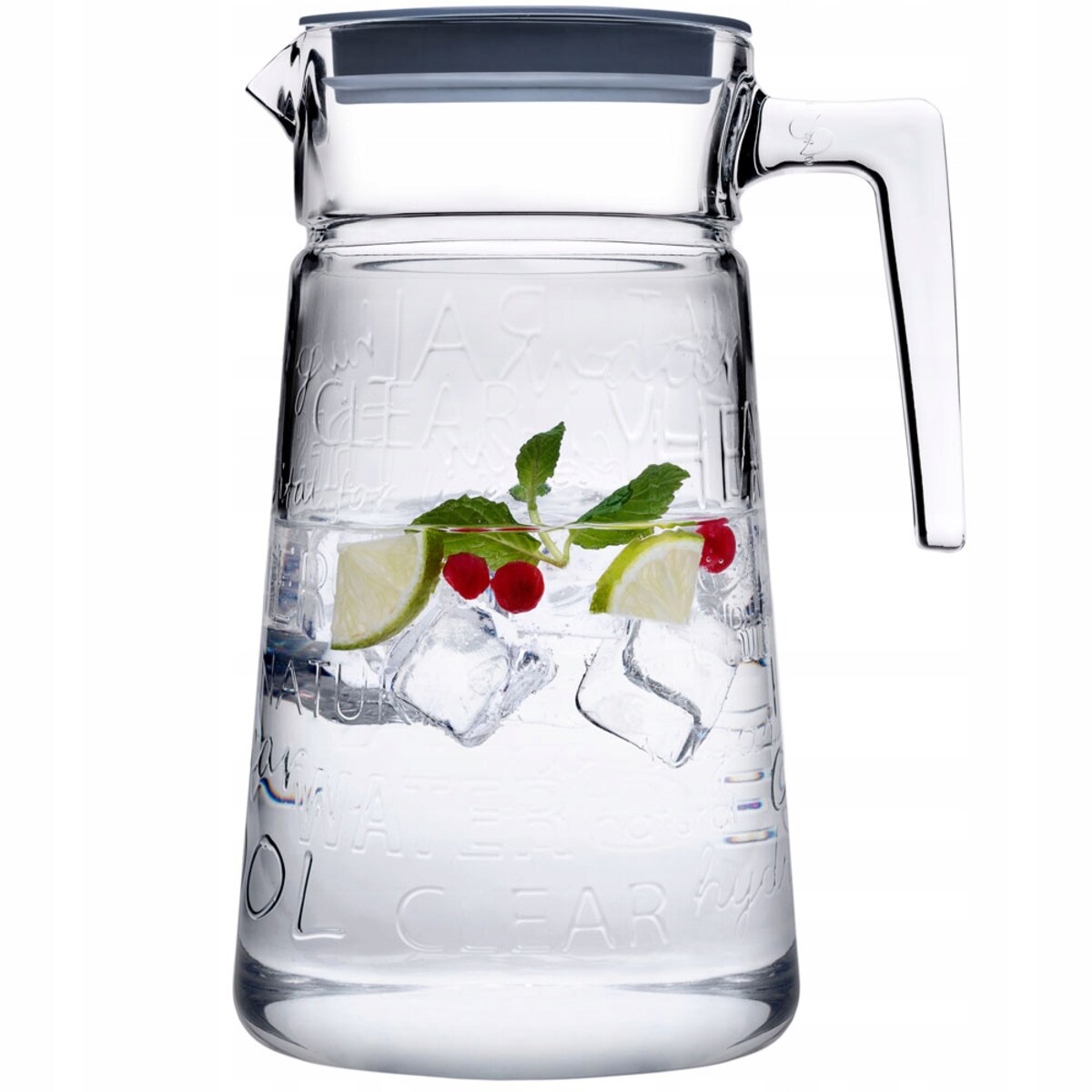 DZBANEK SZKLANY NA WODĘ NAPOJE 2 L w napisy PASABAHCE szklany soki prezent