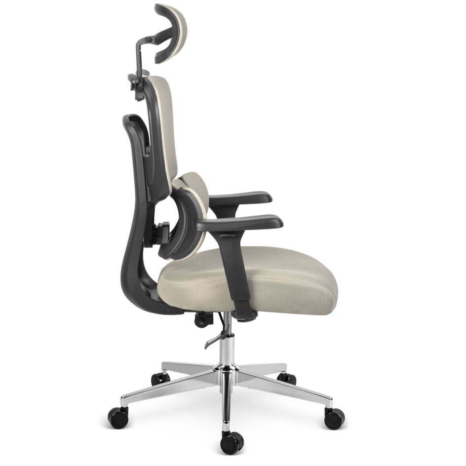 Fotel biurowy obrotowy ergonomiczny krzesło Sofotel Talin szare