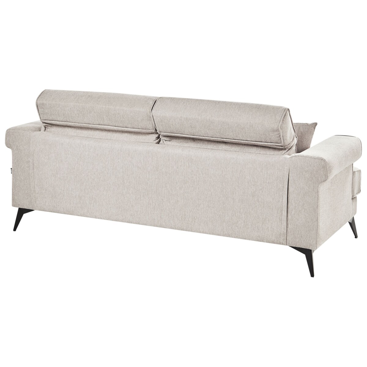 Komplet wypoczynkowy 5-osobowy beżowoszary SKIVE