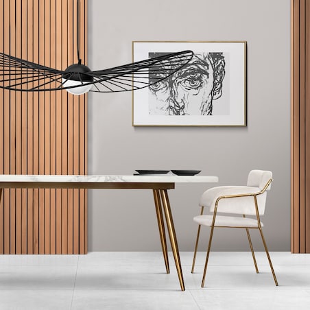 Lampa Wisząca Nowoczesna Ażurowa Led 80Cm Modern