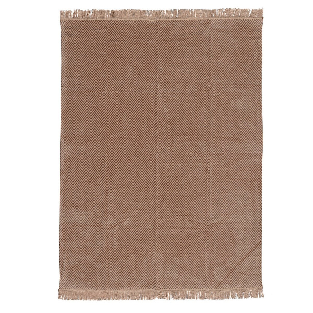 Koc Cosy Home 150x200cm Beige Chevron, 150 x 200 cm