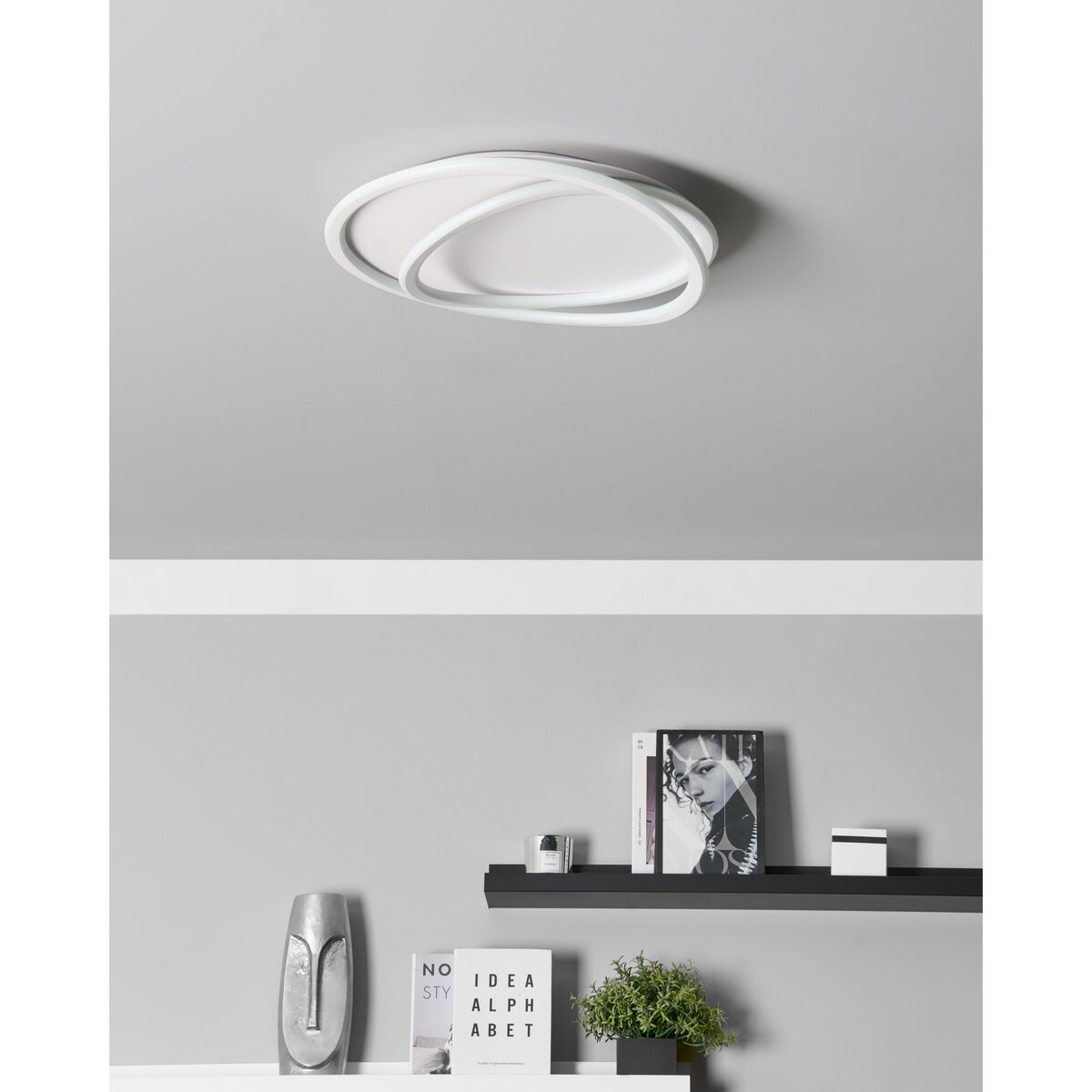Lampa sufitowa LED biała LEYLAN