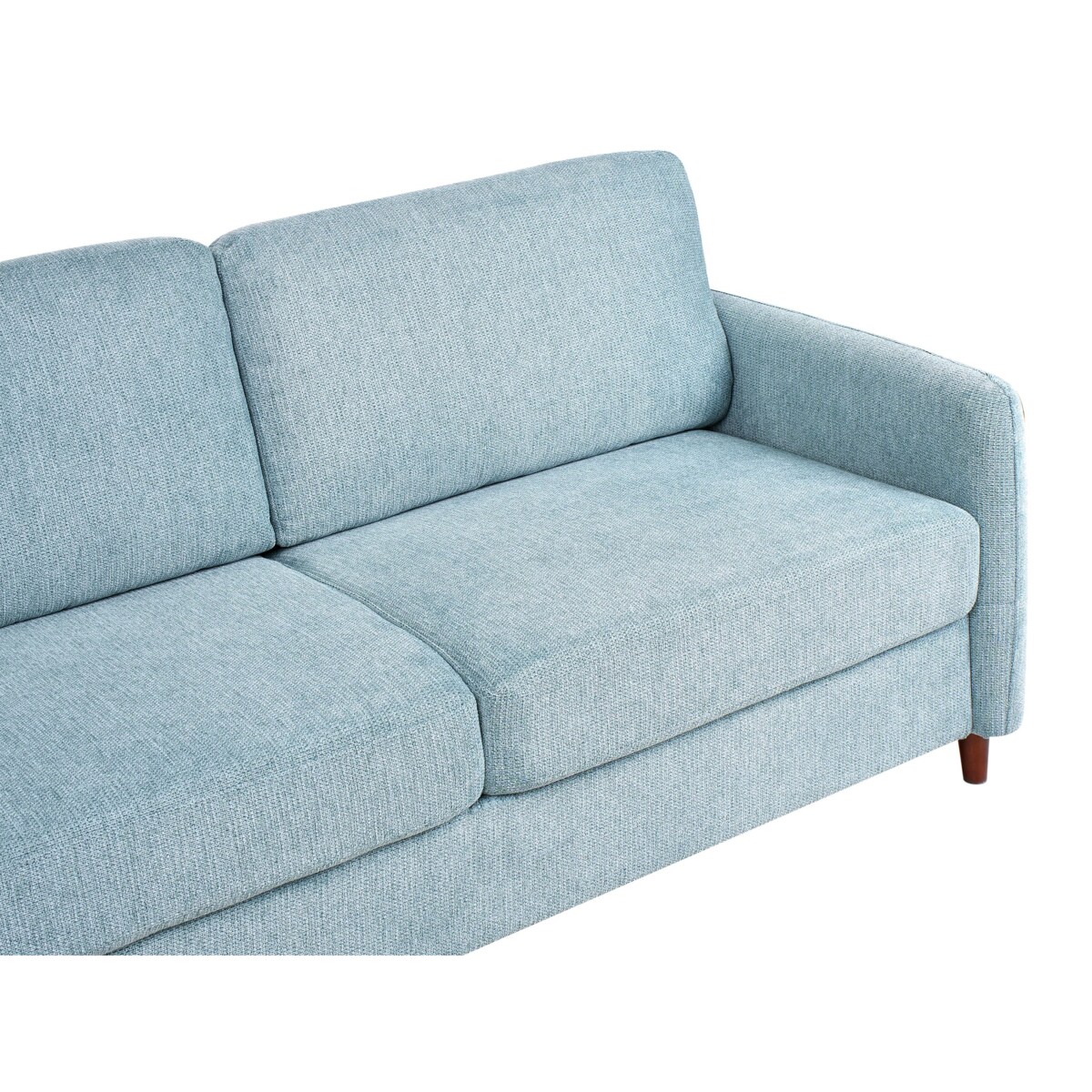 Sofa 3-osobowa z pojemnikiem niebieska MARE