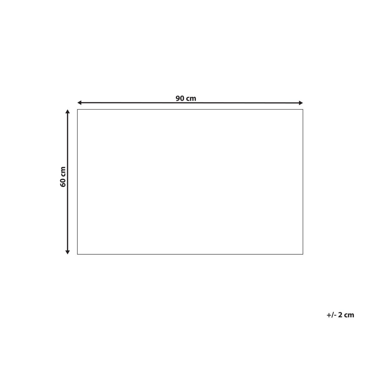 Dywanik łazienkowy bawełniany 60 x 90 cm beżowy TEKKE