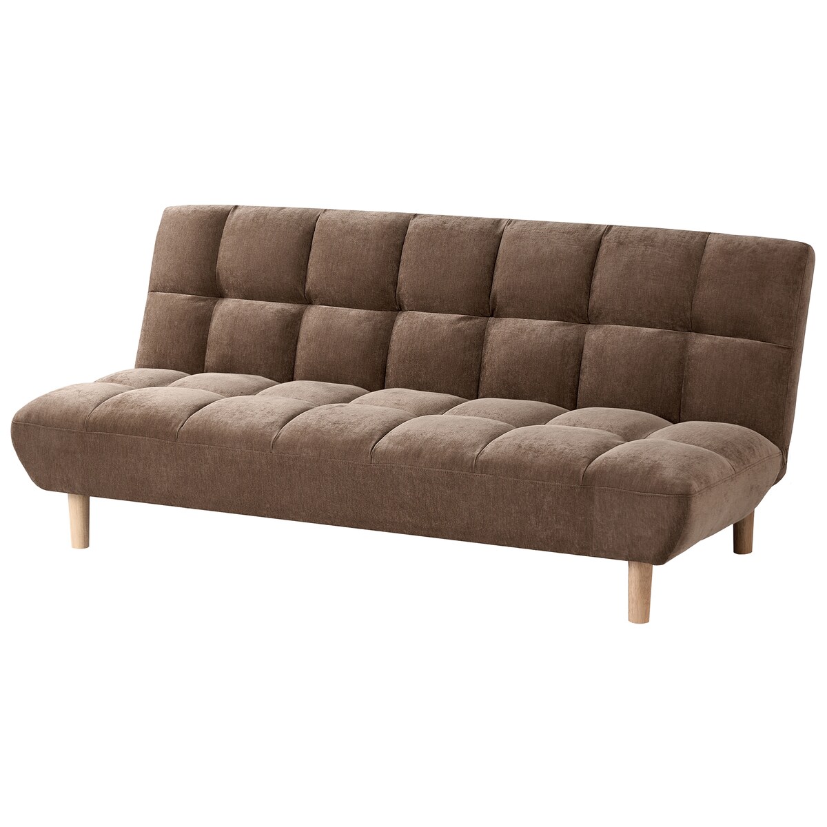 Sofa rozkładana dla 2 osób RISOR Szenil Brązowy