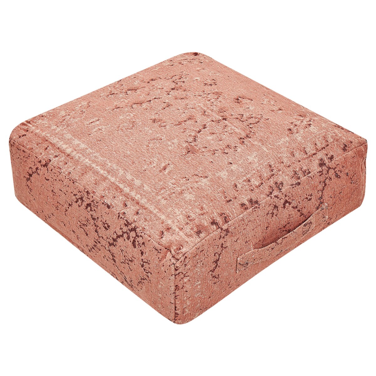 Poduszka podłogowa bawełniana 50 x 50 x 20 cm jasnoczerwona SHASA