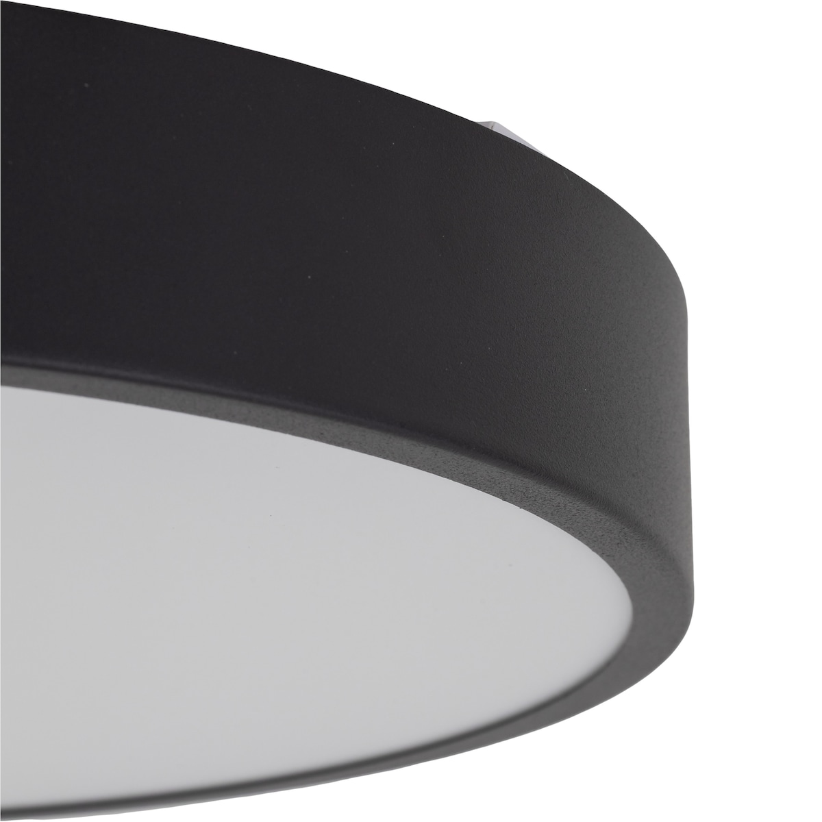 Lampa Sufitowa Łazienkowa Tk Lighting Velis Czarna Plafon Led 24W Ip54 Zmienna Barwa, Ściemniany