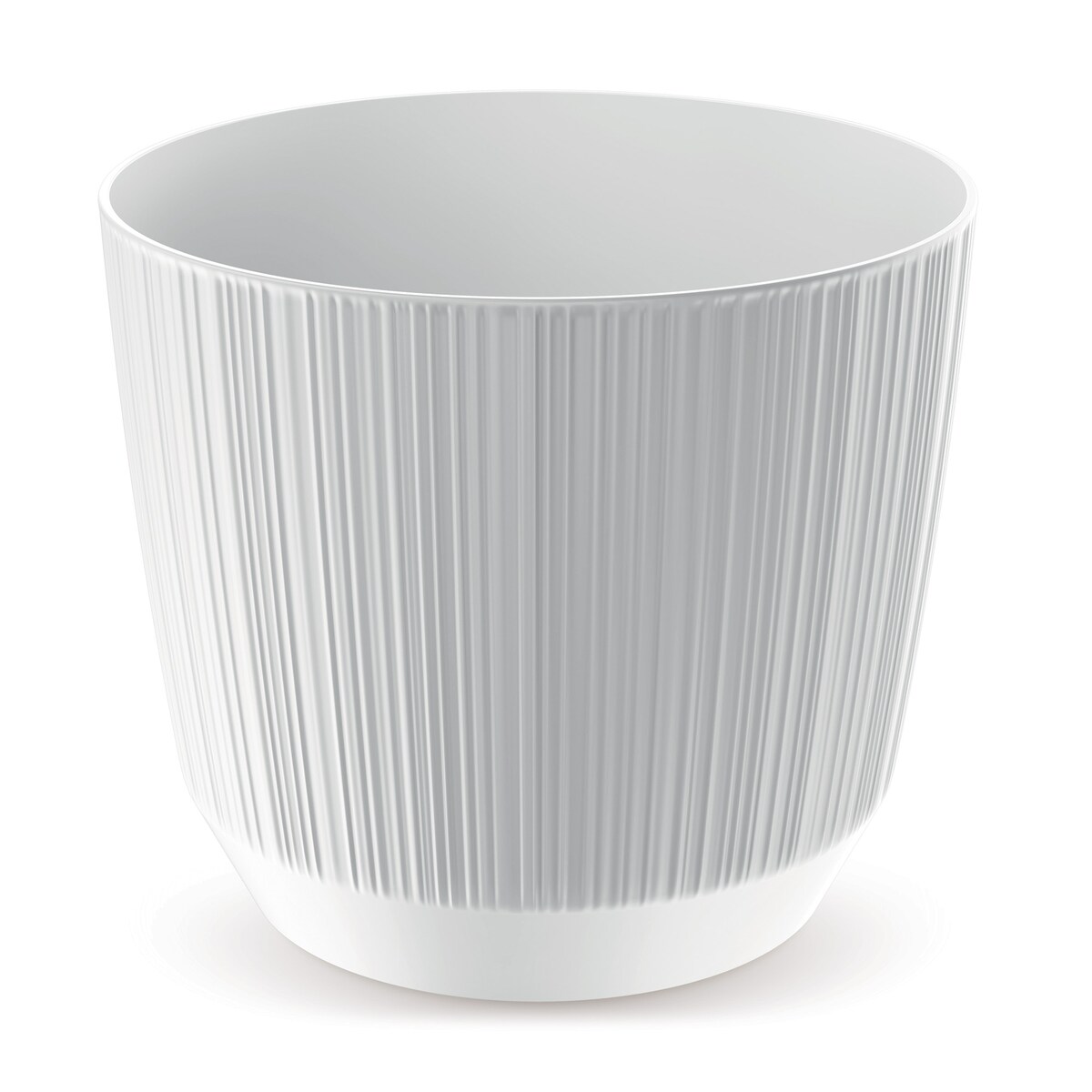 Doniczka Osłonka Domowa 19,5 Cm Ryfo Na Stół Parapet Do Domu Biała