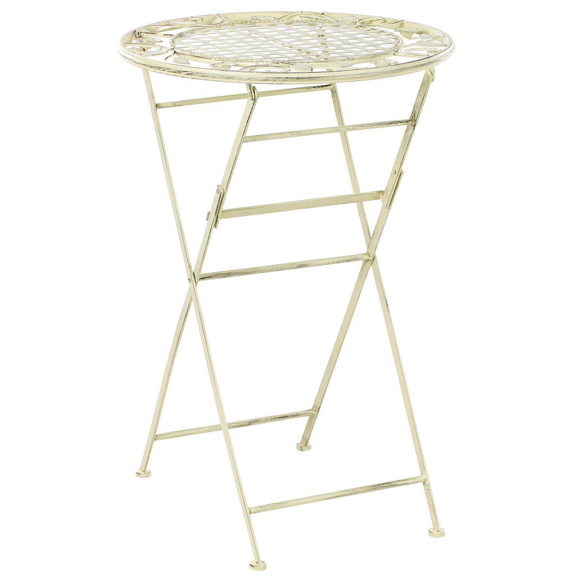 Stolik ogrodowy barowy BIVIO 60 cm 60 cm Metal Jasnozielony