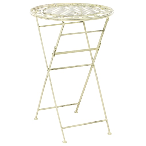 Stolik ogrodowy barowy BIVIO 60 cm 60 cm Metal Jasnozielony