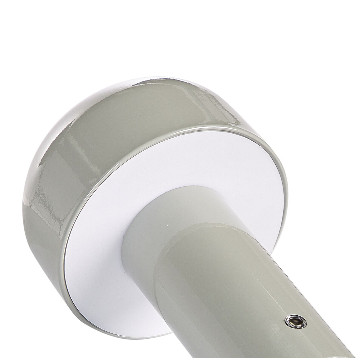 Bezprzewodowa lampa stołowa LED BESOS Ze ściemniaczem Metal Szary